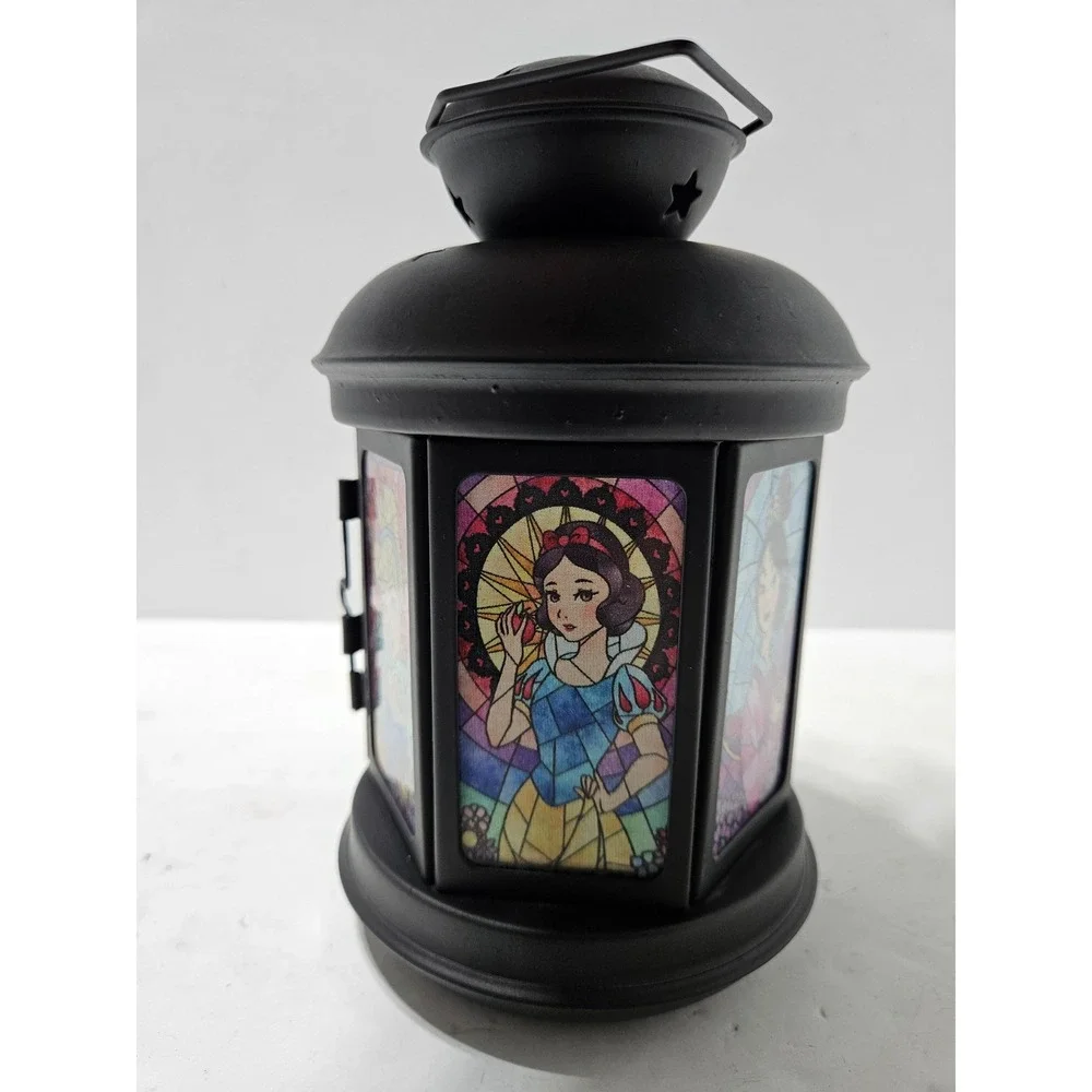 Disney Lantern 6 Side Princesses Mickey Minnie Black